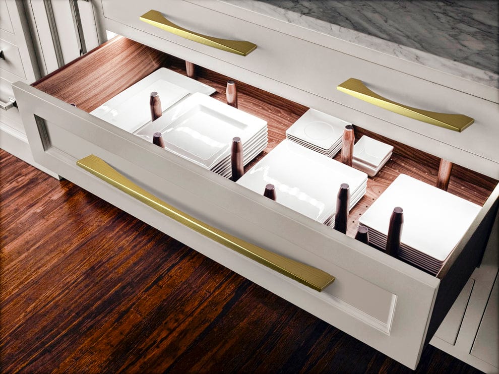 Stilvolle, moderne Schrankgriffe für das Schlafzimmer