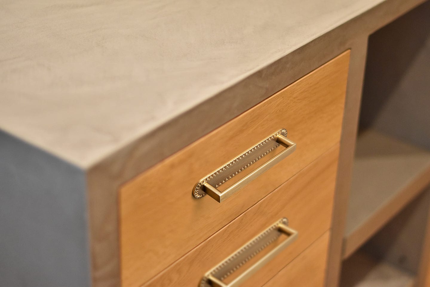 2 Pack Long Cabinet Bar Pulls with Back Plates Solid Drawer Handles Set