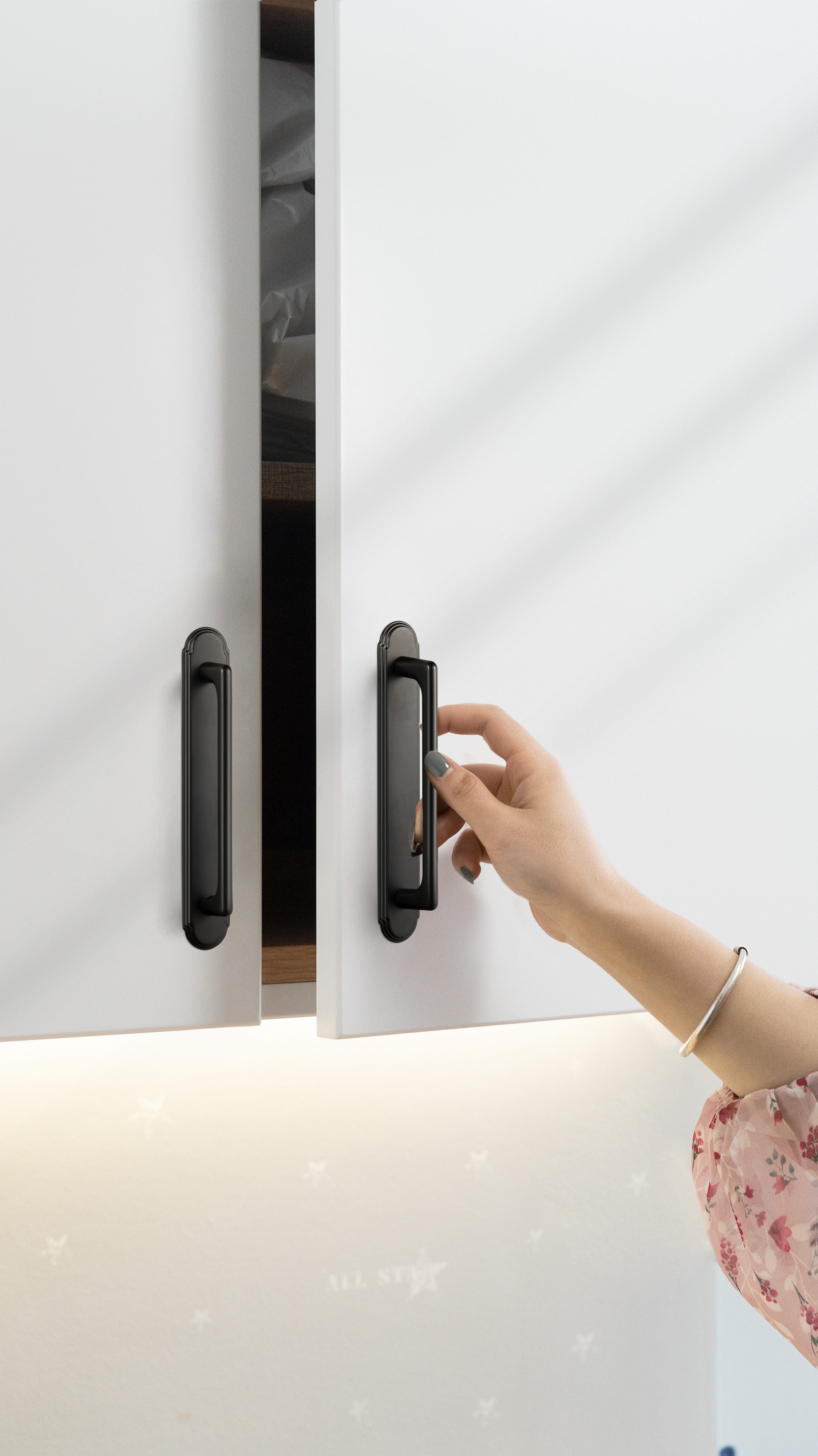 2 Pack Cabinet Pulls with Oval-shaped Back Plate Zinc Alloy Cabinet Handle with Long Back Plate G014