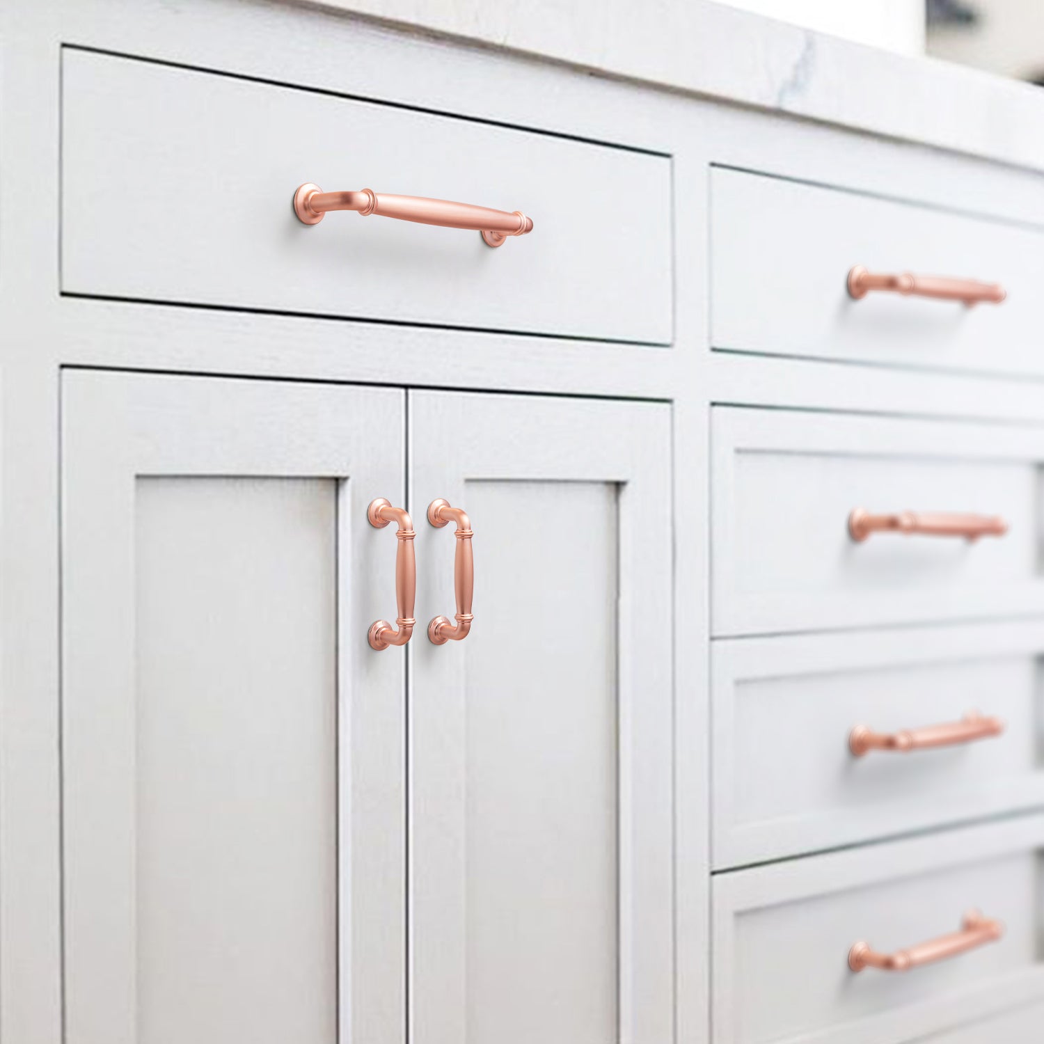Decorative Cabinet Pulls with Eye-Catching Geometric & Curved Silhouettes