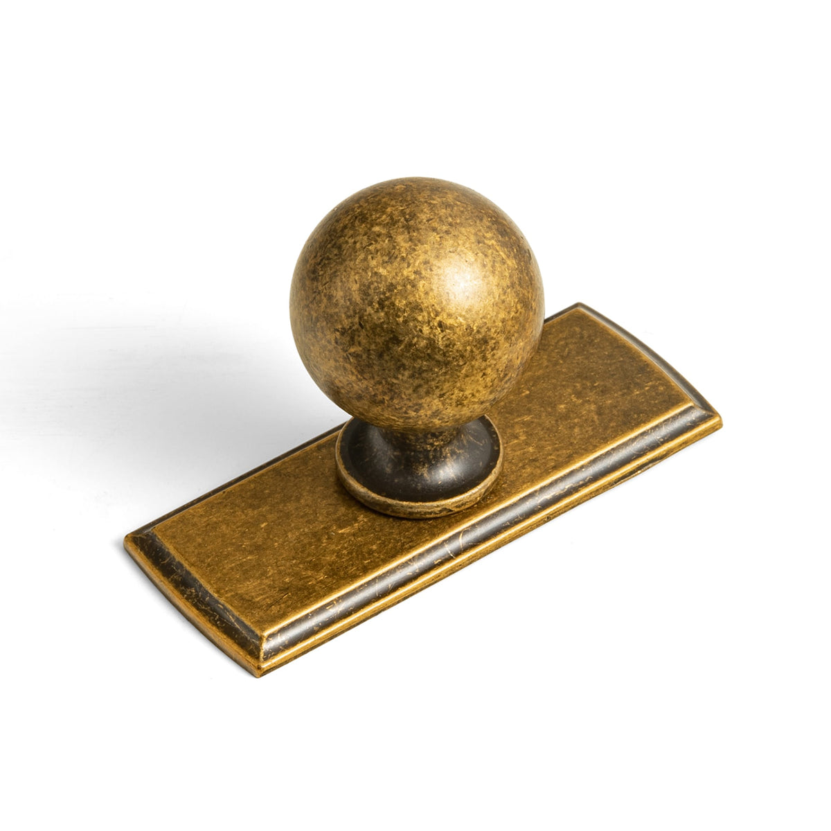Round Ball Cabinet Knobs, Solid Zinc Alloy Drawer Knobs with Multiple Optional Backplates for Kitchen Furniture Hardware