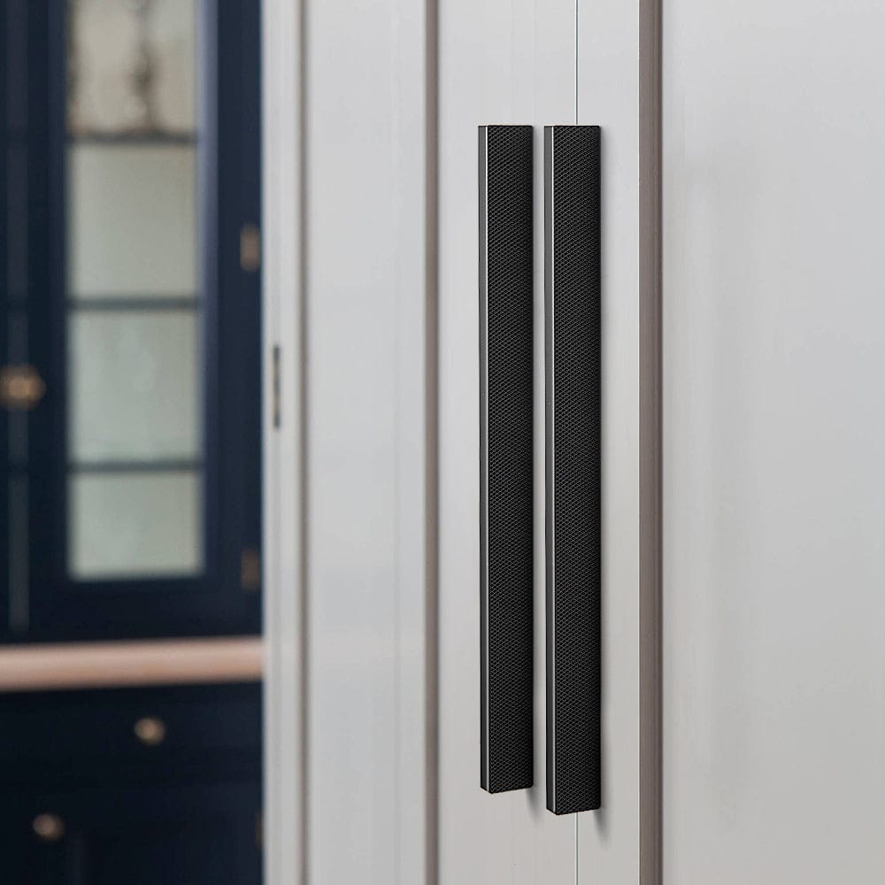Modern Aluminum Knurled Cabinet Pull Handles - Comfortable Grip & Long - lasting