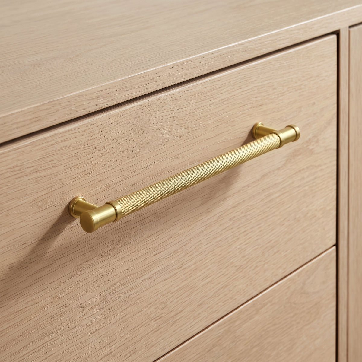 Knurled Metal Alloy Vintage Bronze Bar Pull Kitchen Hardware