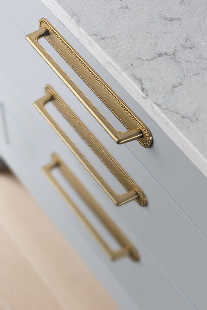 2 Pack Classic Cabinet Bar Pulls with Back Plate Zinc Alloy Cabinet Handle with Long Back Plate