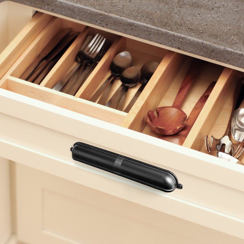 Elegant Vintage Cup Pulls with Textured Strap Design for Kitchen & Furniture