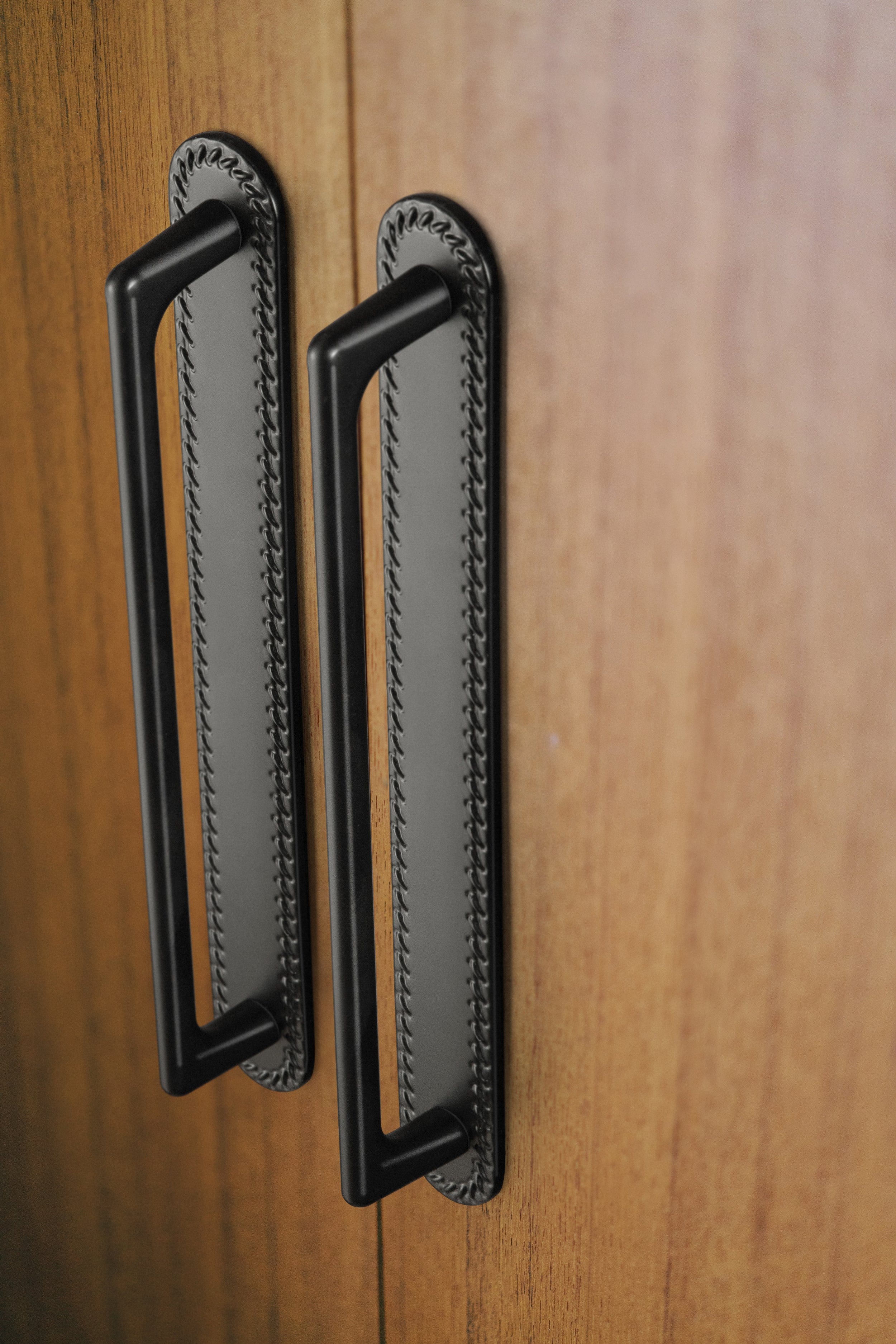 2 Pack Classic Cabinet Bar Pulls with Back Plate Zinc Alloy Cabinet Handle with Long Back Plate
