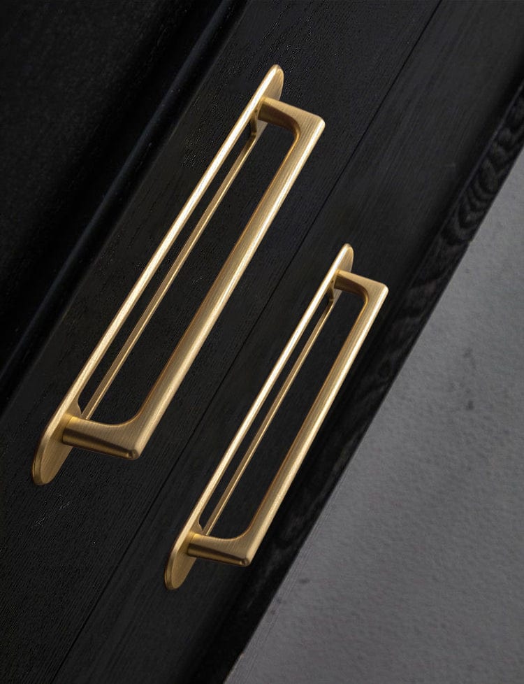 2 Pack Classic Cabinet Bar Pulls with Back Plate Zinc Alloy Cabinet Handle with Long Back Plate