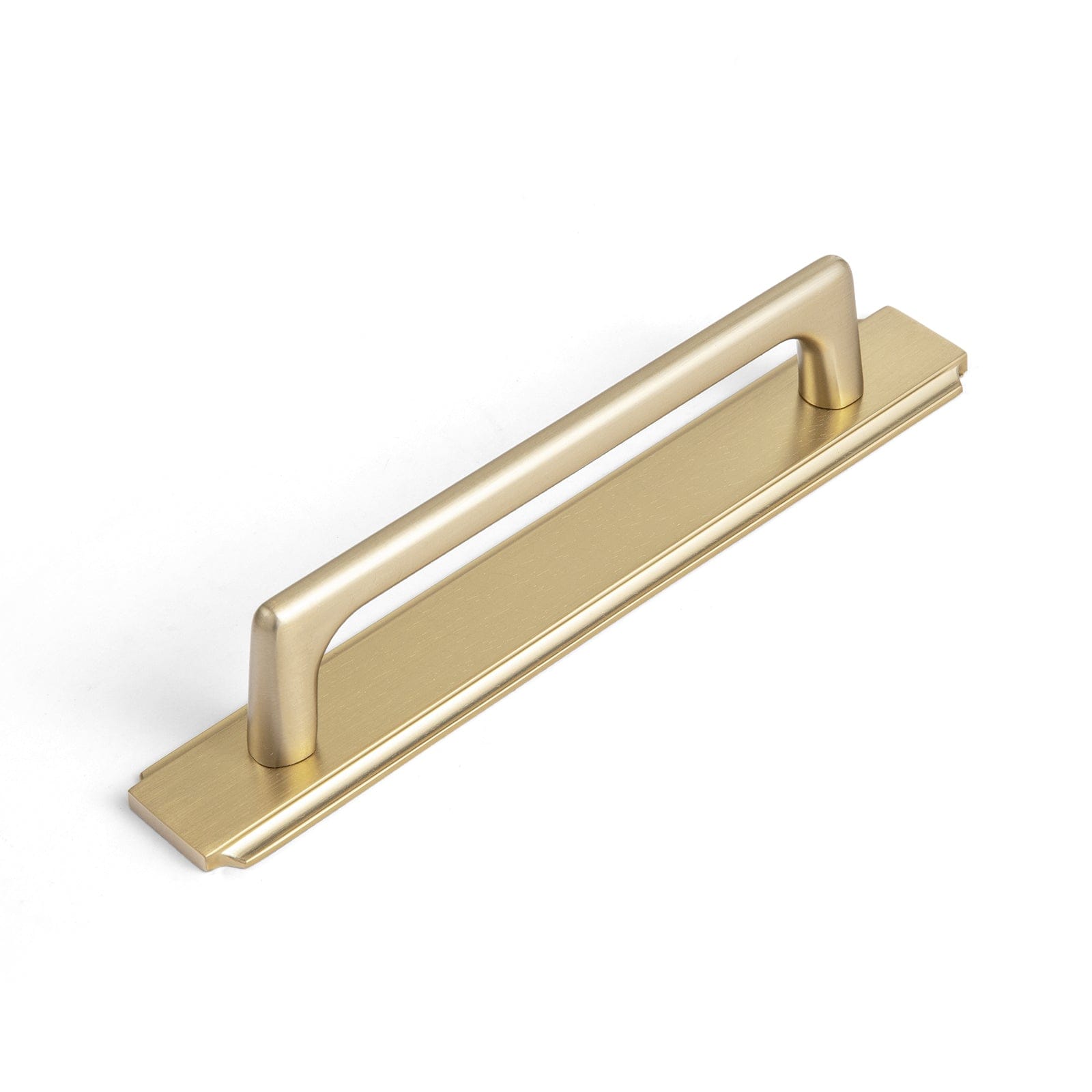 2 Pack Classic Cabinet Bar Pulls with Back Plate Zinc Alloy Cabinet Handle with Long Back Plate