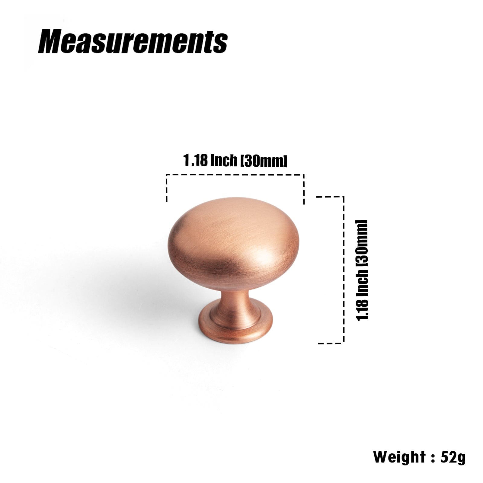 Antique Brass Zinc Alloy Cabinet Knob with Back Plate Single Hole Center Cabinet Hardware for Bedroom Kitchen