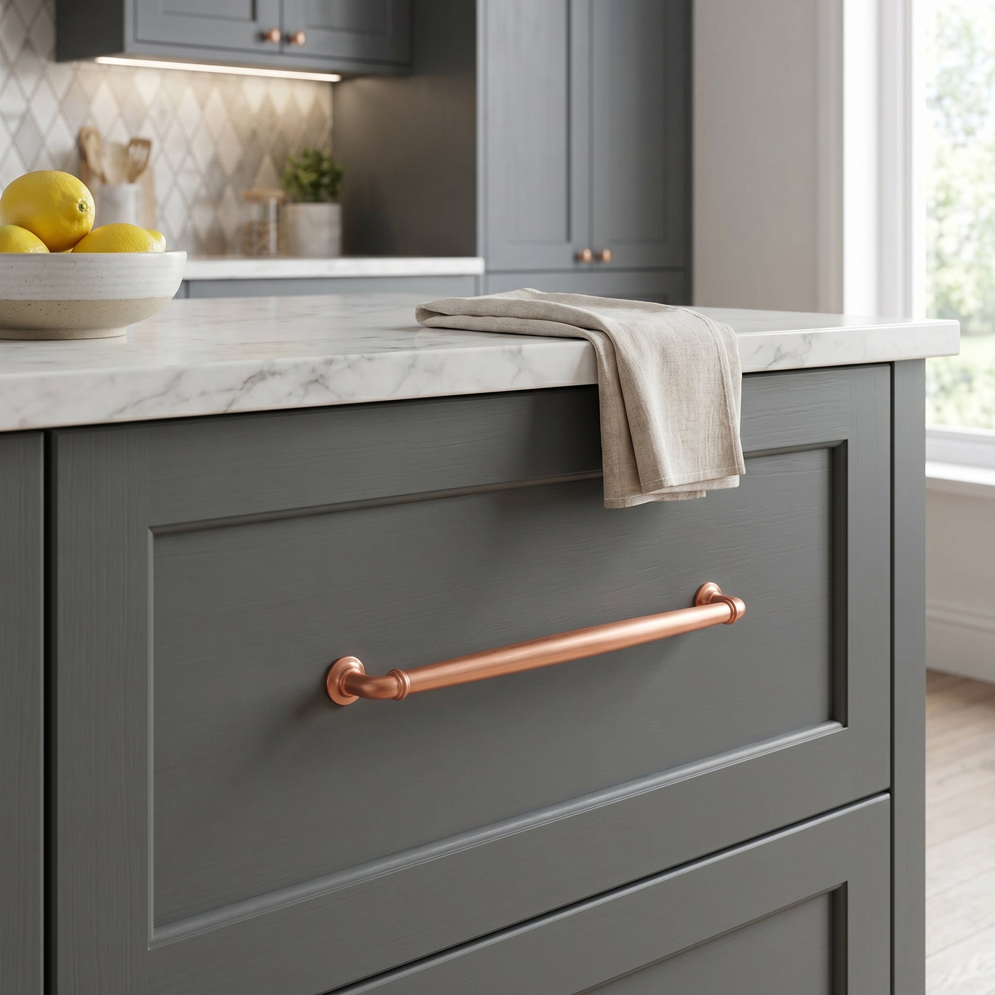 Decorative Cabinet Pulls with Eye-Catching Geometric & Curved Silhouettes
