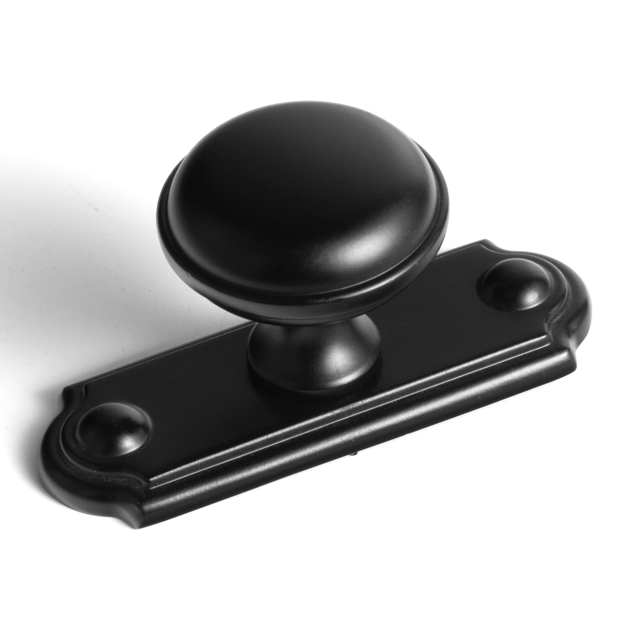 Classic Mushroom Cabinet Knob Zinc Alloy Round Cabinet Knob with Backplate for Kitchen Cabinet
