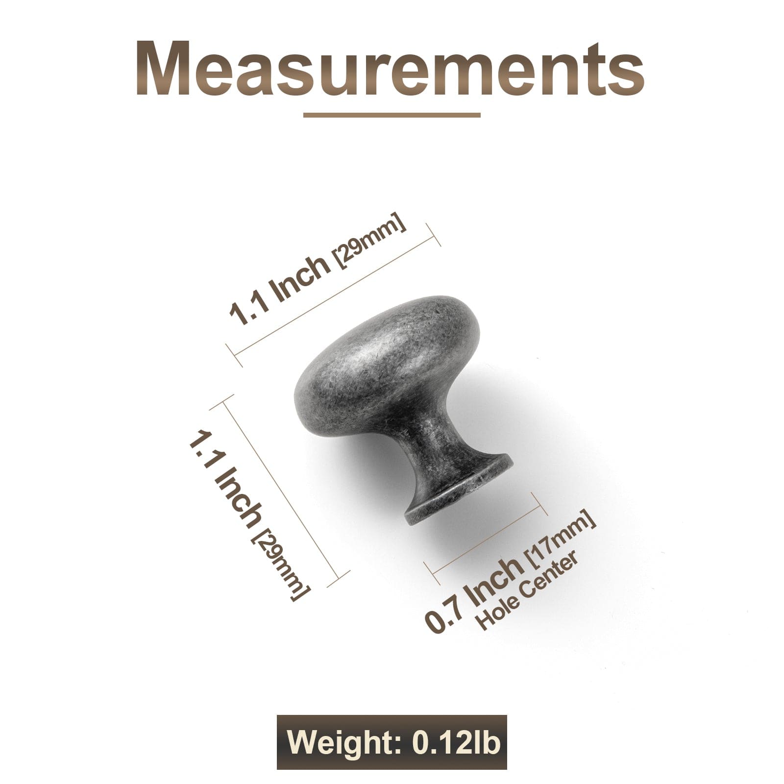 Robuste Retro-Schrankgriffe Luxuriöse Schubladengriffe für die Schlafzimmerküche