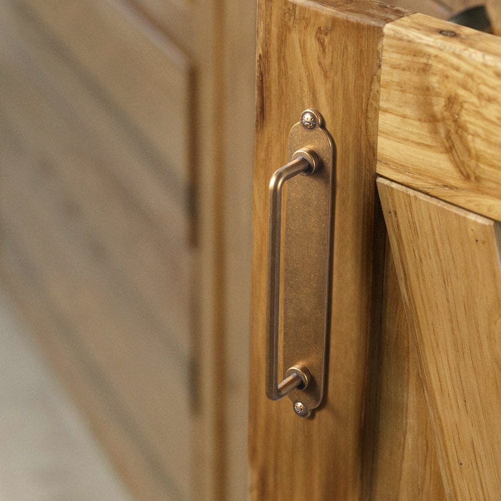 2 Pack Cabinet Bar Pulls with Back Plate Vintage Drawer Handles Home Improvement Hardware