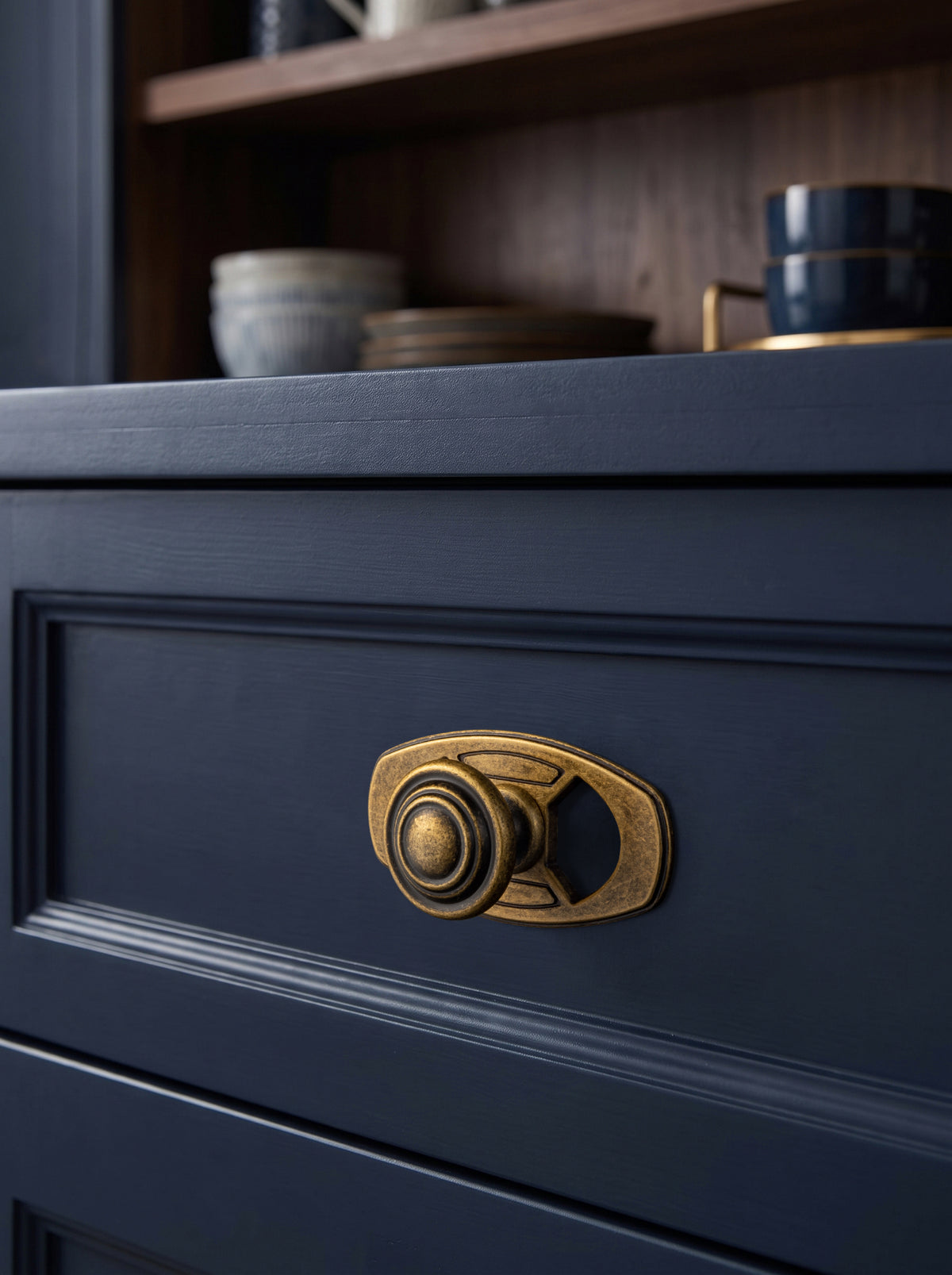 Retro Zinc Alloy Cabinet Knobs with Spacer Single Hole Affordable Luxury Cabinet Hardware