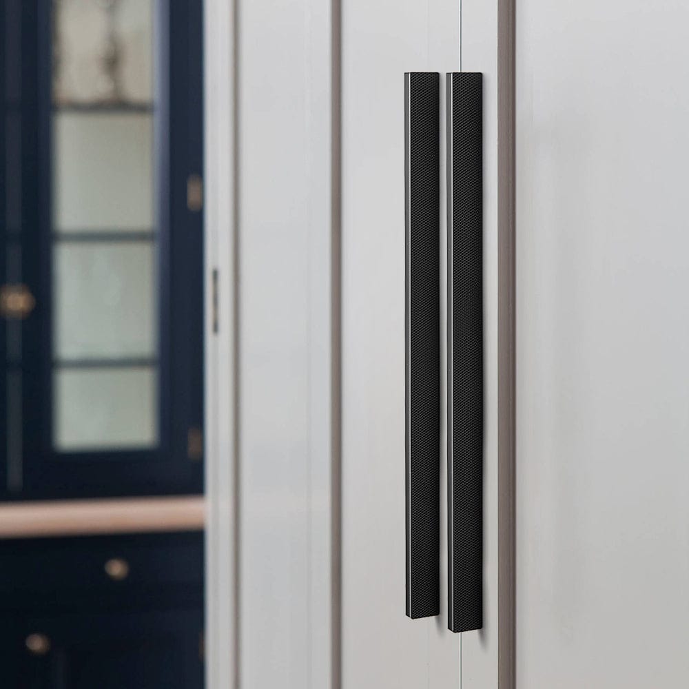 Modern Aluminum Knurled Cabinet Pull Handles - Comfortable Grip & Long - lasting
