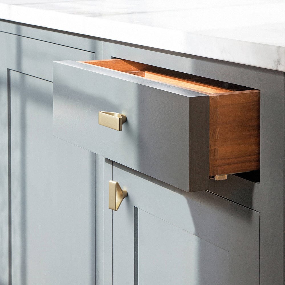 No-fingerprint Wardrobe Pulls Modern Unique Hollow Knobs Cabinet Pulls