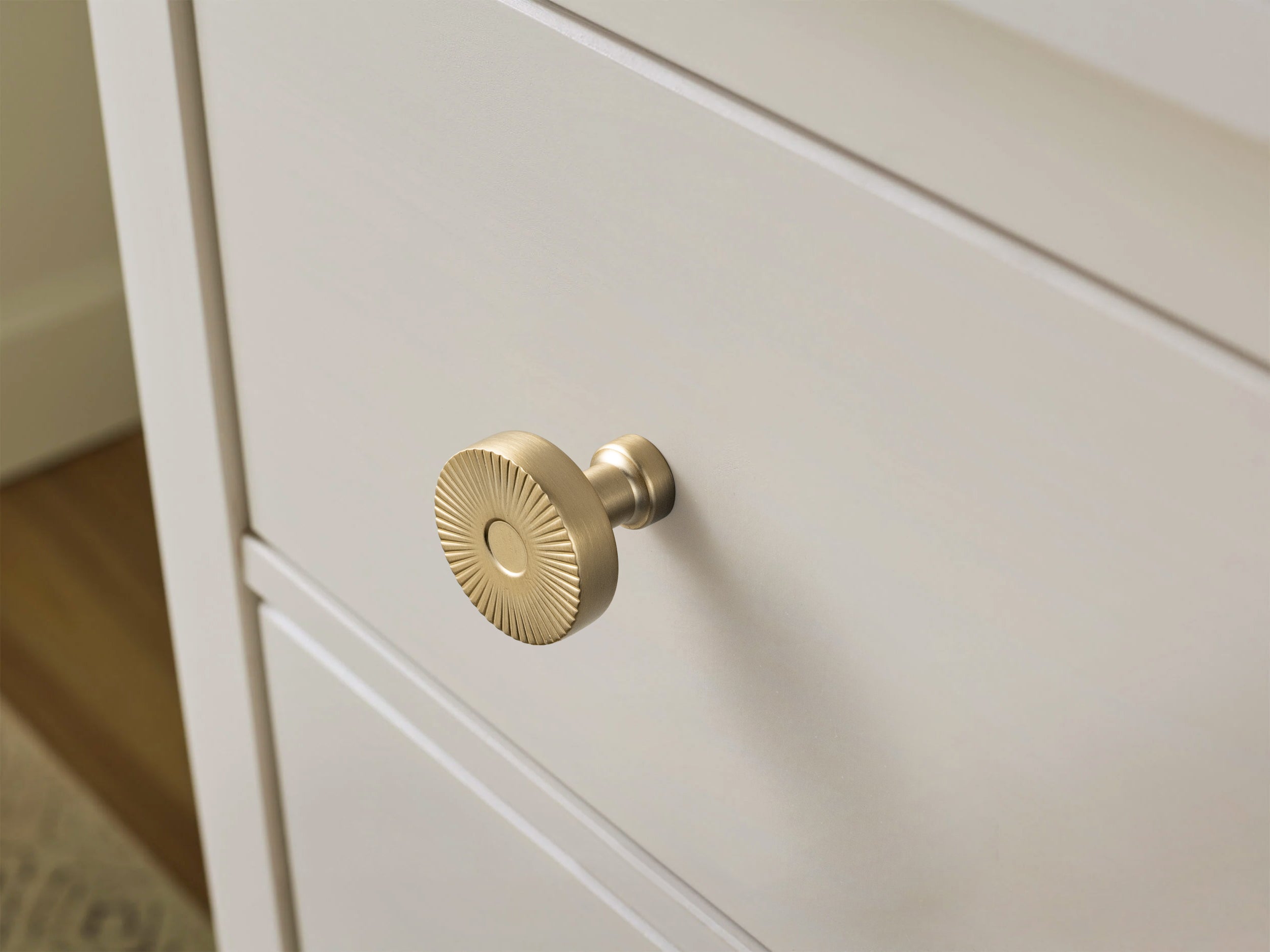 Retro Radiating Pattern Cabinet Knob with Ornate Backplate, Solid Zinc Alloy Drawer Knob for Classic Cabinet Renovation