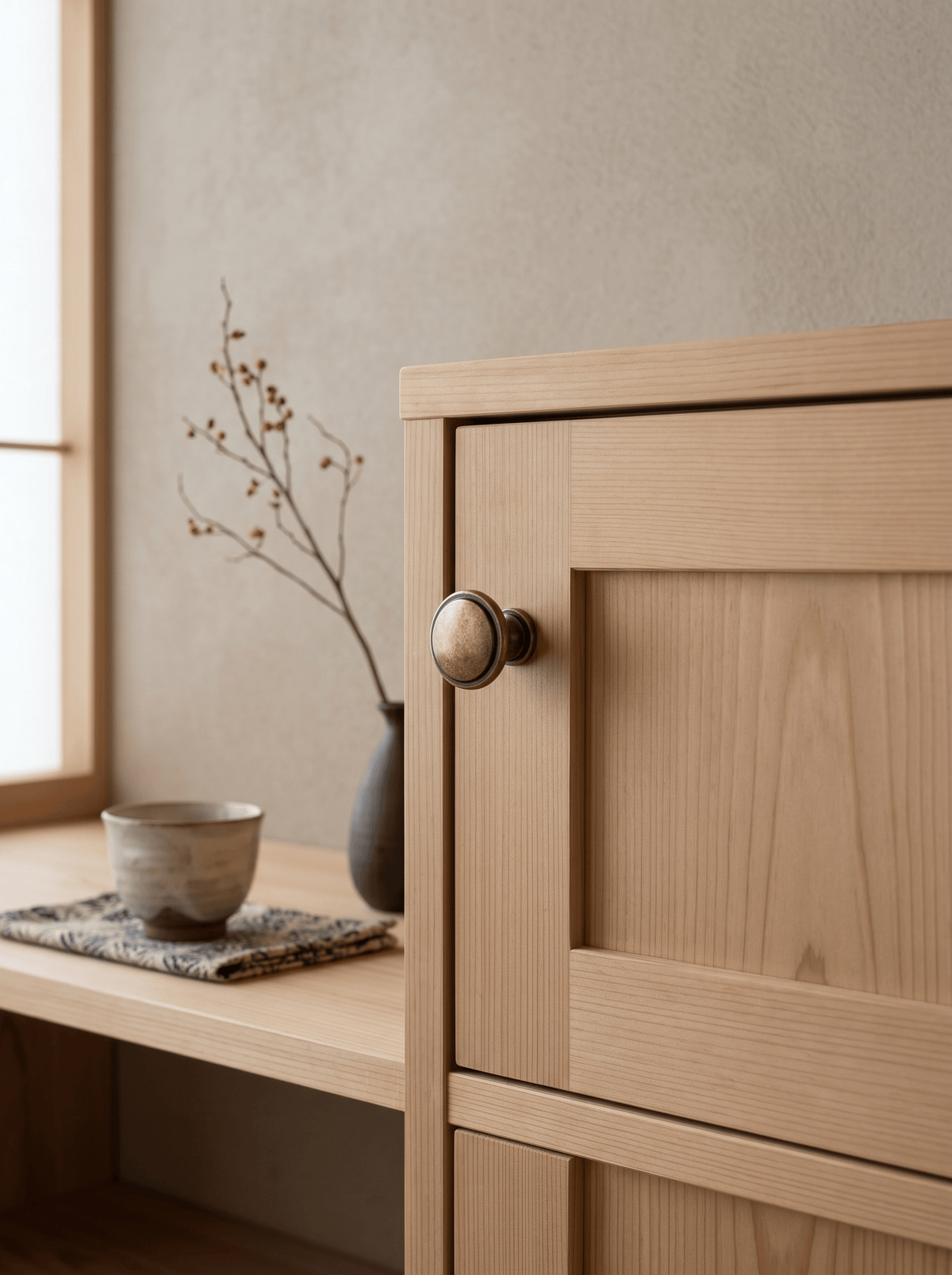 Premium Zinc Alloy Decorative Cabinet Knobs, Classic Round Furniture Pull Knobs for Kitchen Cabinet