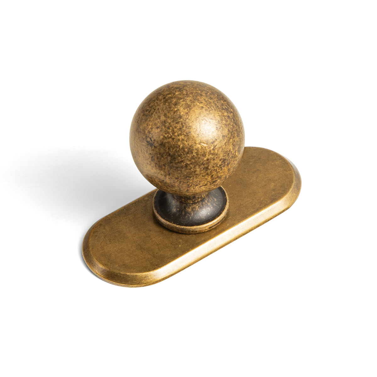 Round Ball Cabinet Knobs, Solid Zinc Alloy Drawer Knobs with Multiple Optional Backplates for Kitchen Furniture Hardware