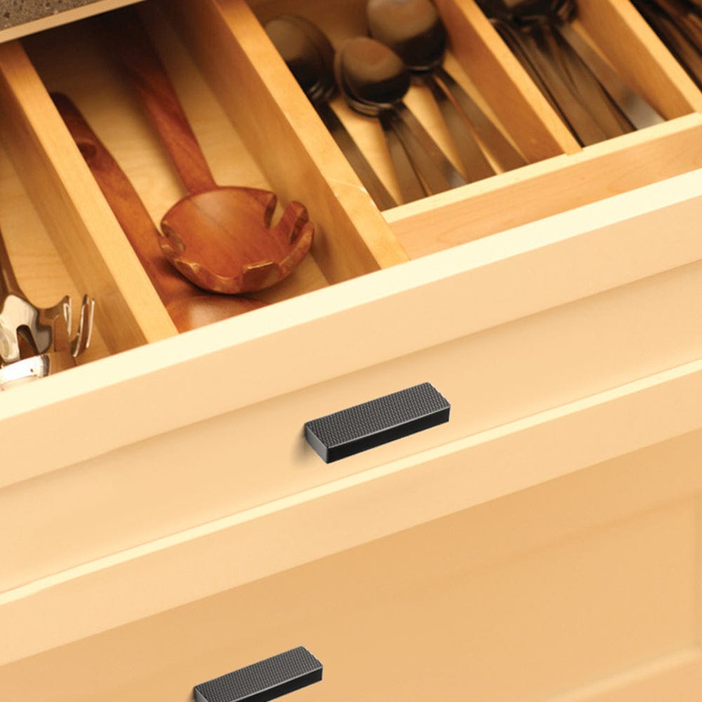 Modern Aluminum Knurled Cabinet Pull Handles - Comfortable Grip & Long - lasting