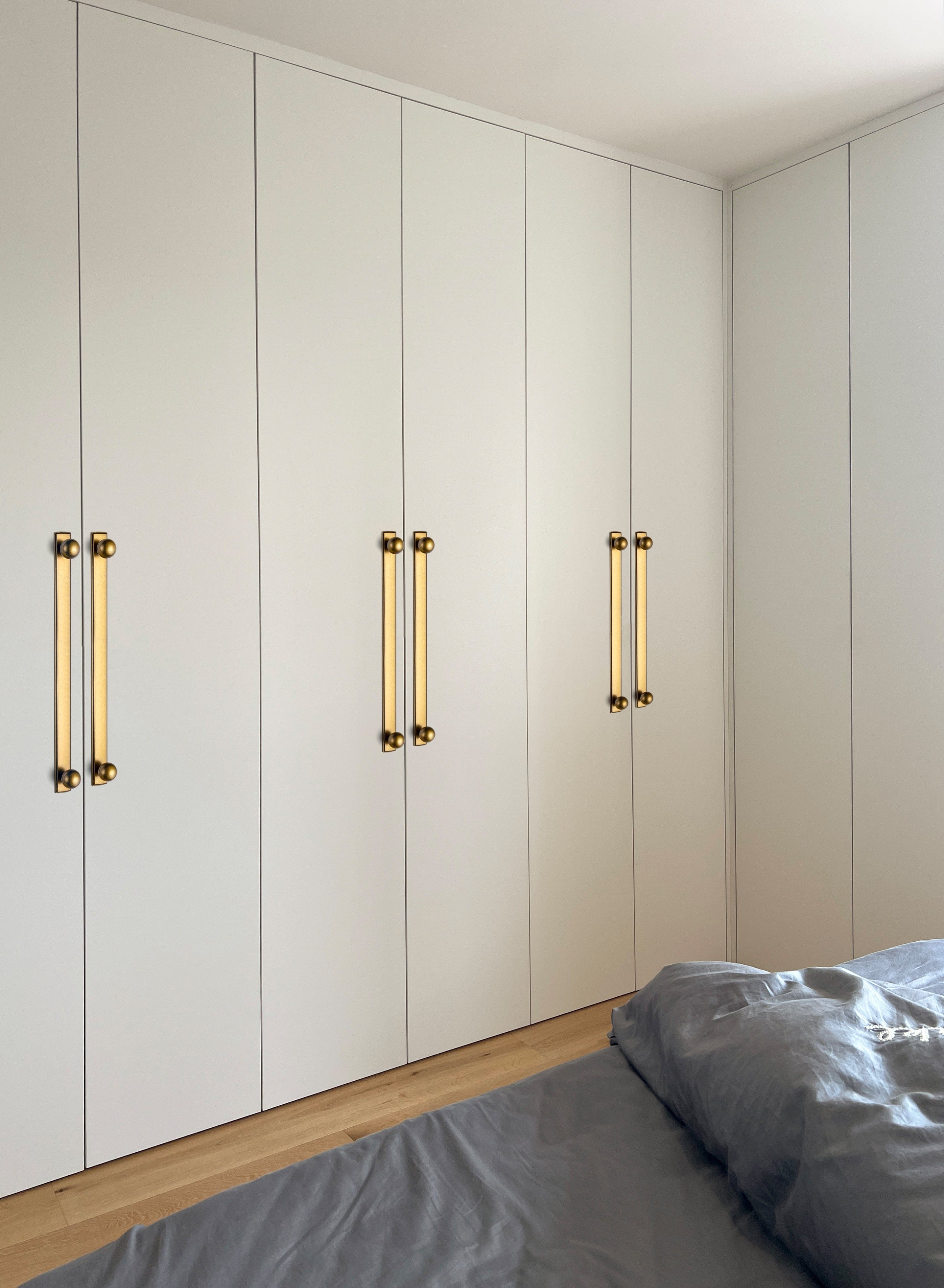 Round Cabinet Knobs with Back Plate Zinc Alloy Cabinet Handle with Long Back Plate