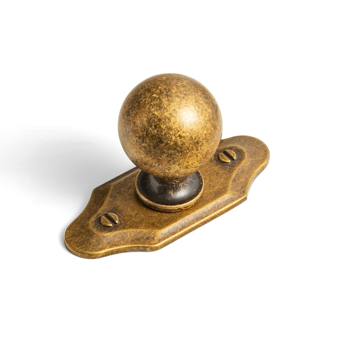 Round Ball Cabinet Knobs, Solid Zinc Alloy Drawer Knobs with Multiple Optional Backplates for Kitchen Furniture Hardware