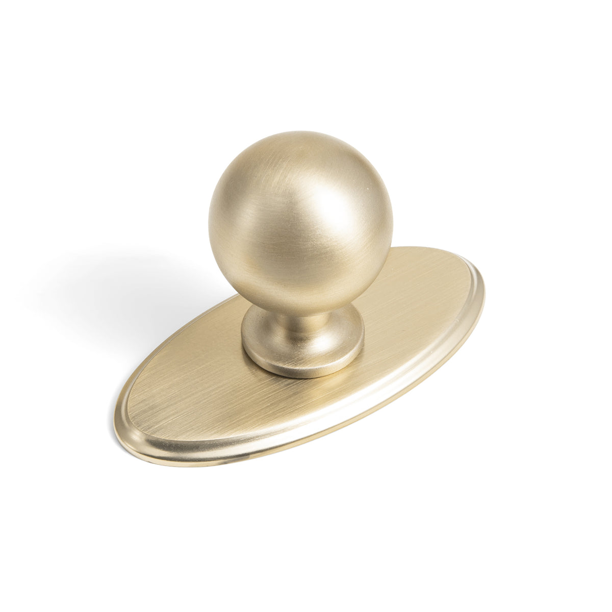 Round Ball Cabinet Knobs, Solid Zinc Alloy Drawer Knobs with Multiple Optional Backplates for Kitchen Furniture Hardware