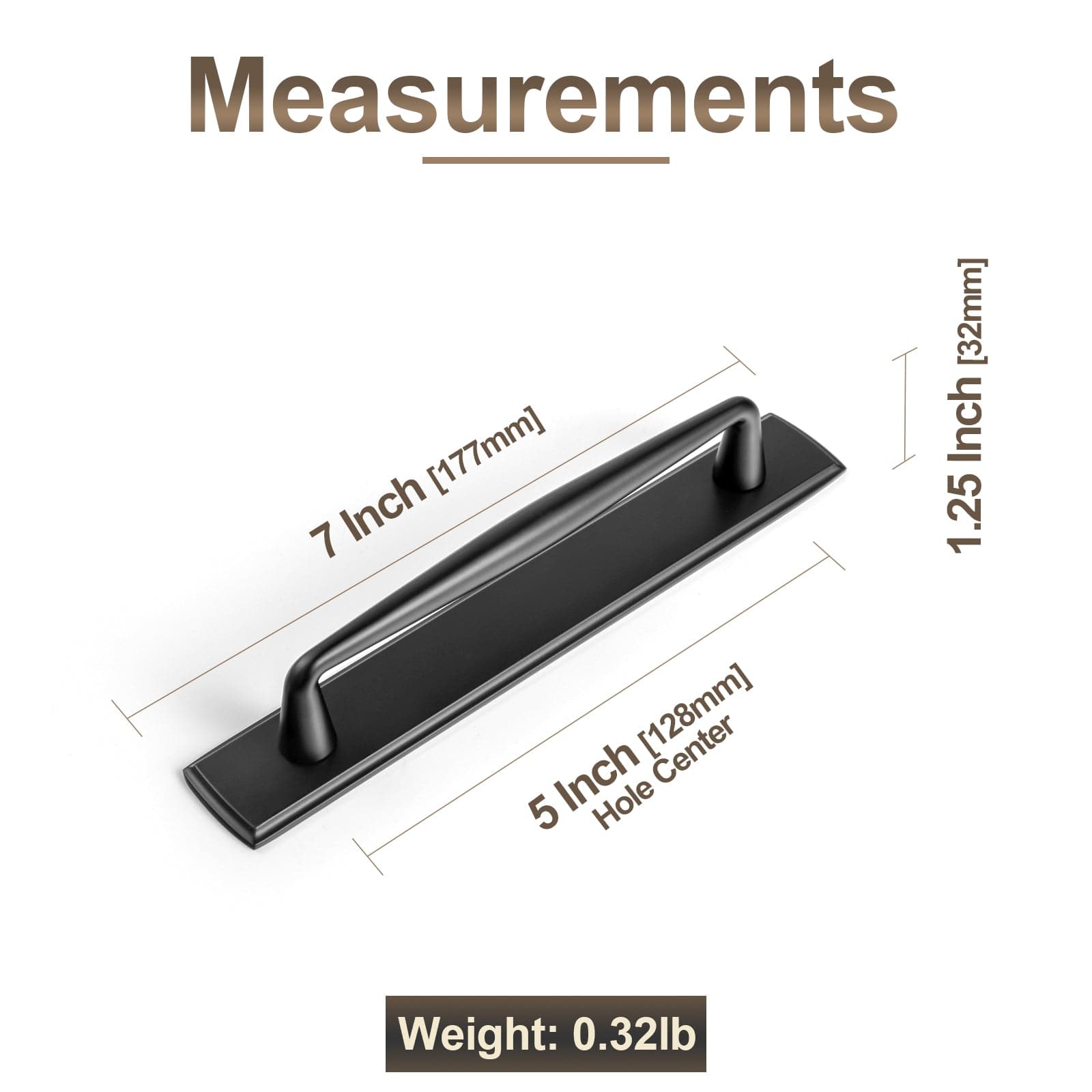 2 Pack Vintage Zinc Alloy Cabinet Pulls with Back Plate - Furniture Handles for Kitchen Cupboards