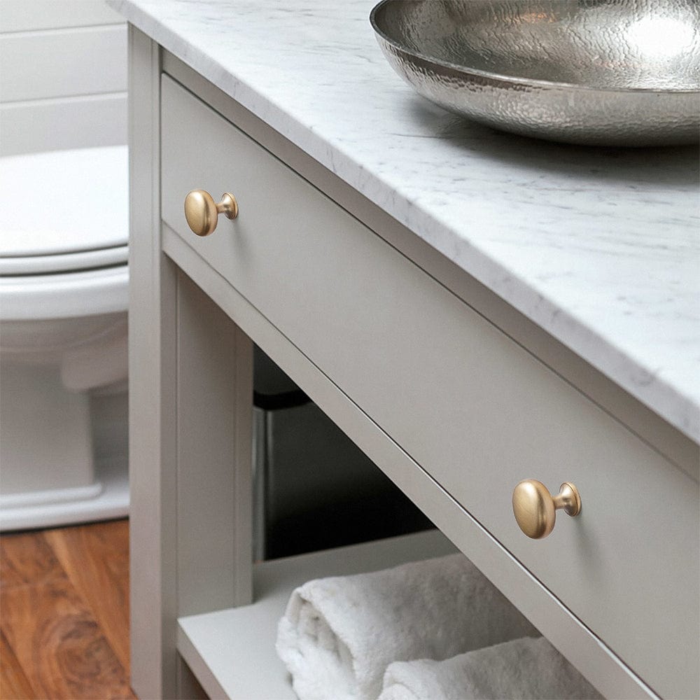 Multi-colored Classic Drawer Knob Mushroom Round Cabinet Knob