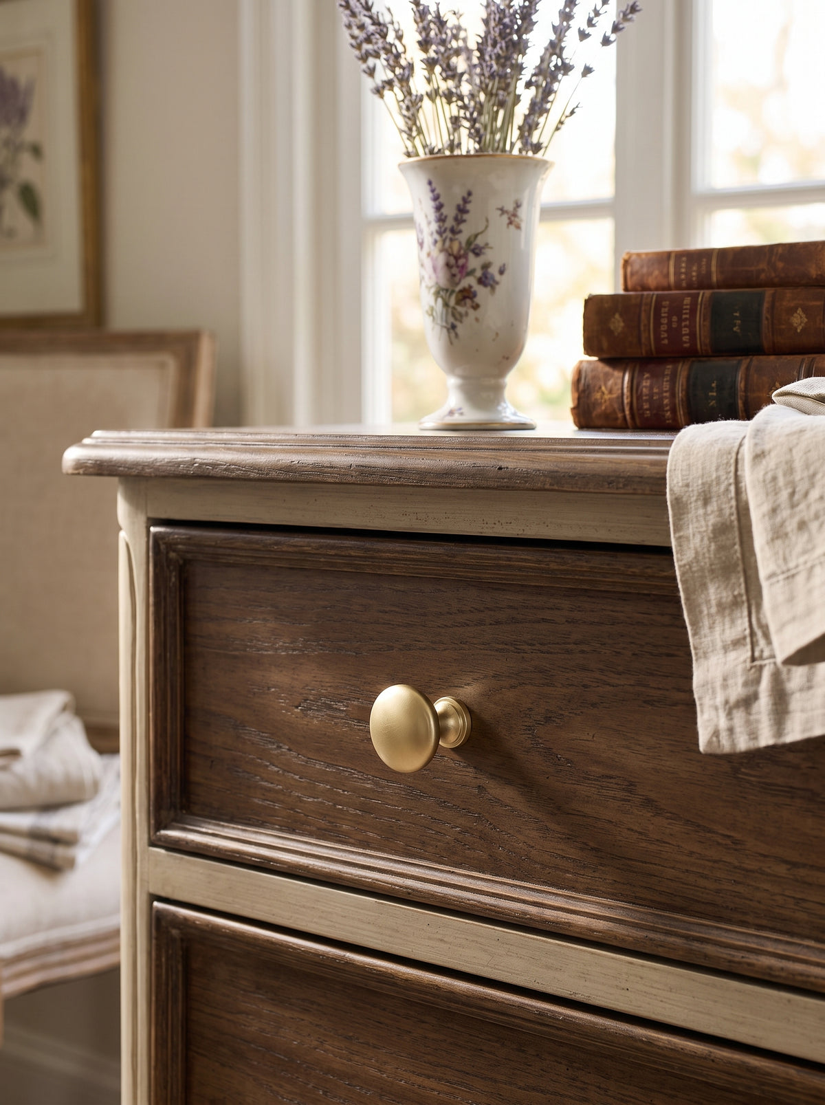 Antique Drawer Pulls Solid Retro Bar Pull Furniture Hardware for Kitchen