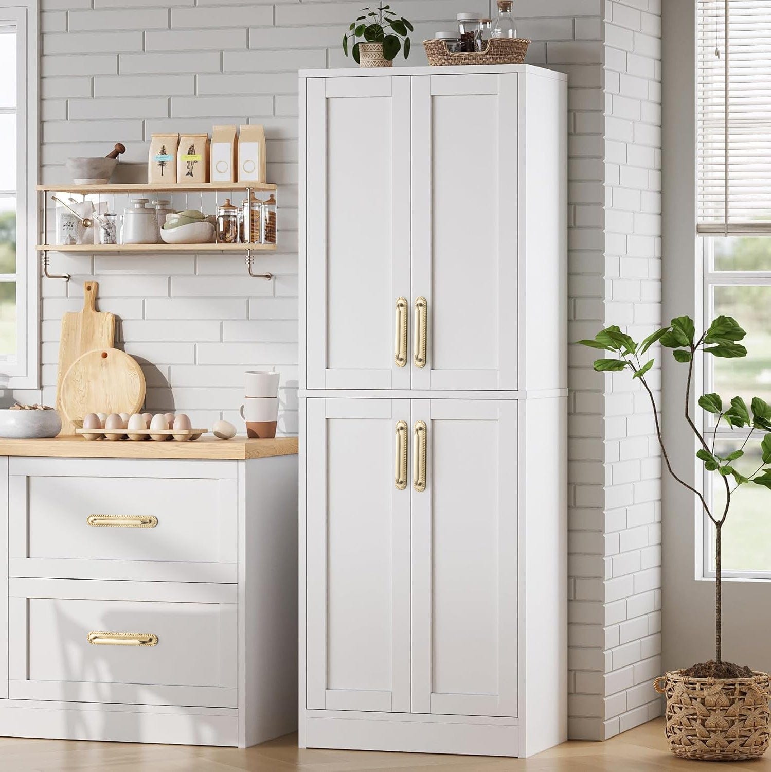 2 Pack Antique Brass Cabinet Pulls with Back Plate Zinc Alloy Drawer Handle with Long Back Plate