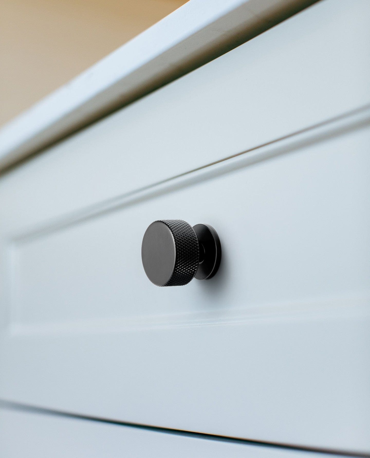 Single Hole Knurled Decorations Cabinet Large Knob Hardware for Bedroom Kitchen