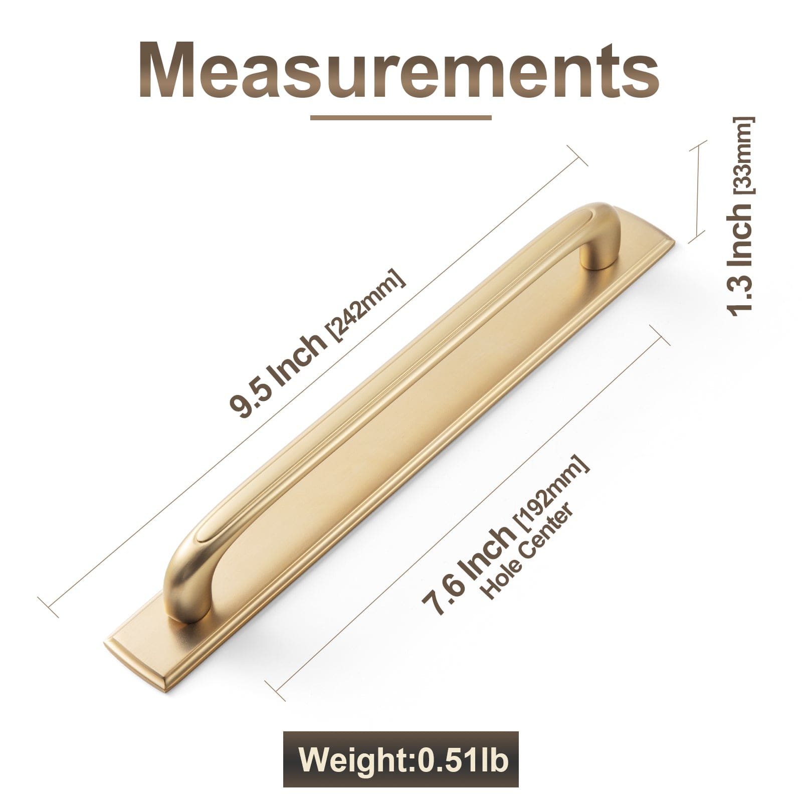 Elegant Antique and Brushed Brass Bar Pull Cabinet Handles with Unique Design