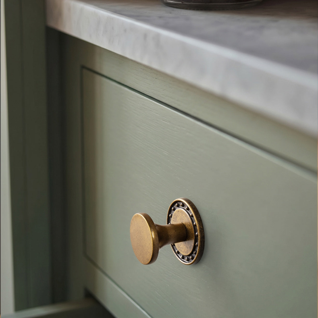 6 Pack Retro Zinc Alloy Cabinet Knob, Classic Round Furniture Drawer Knob for Farmhouse Cabinet Upgrade