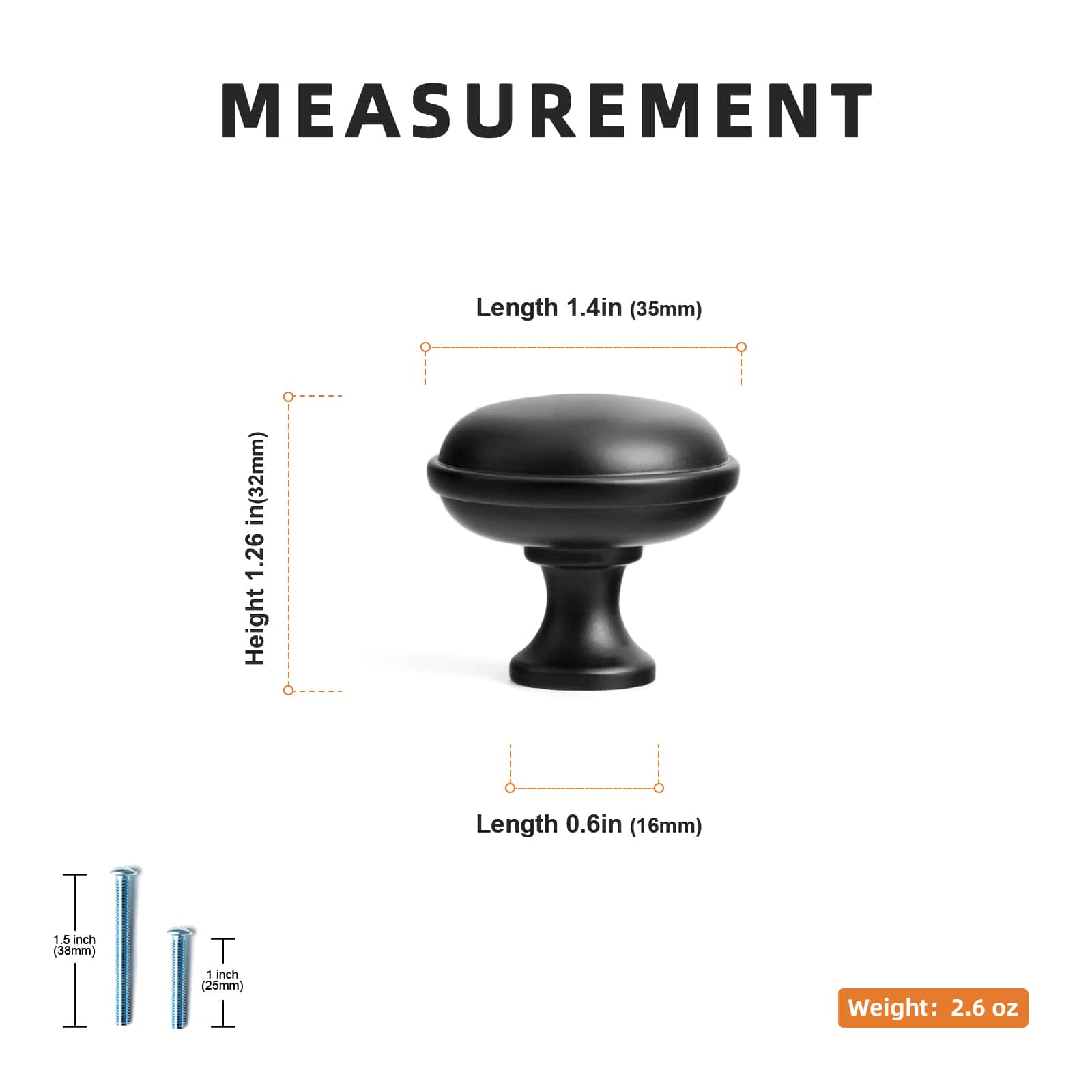 Classic Mushroom Cabinet Knob Zinc Alloy Round Cabinet Knob with Backplate for Kitchen Cabinet