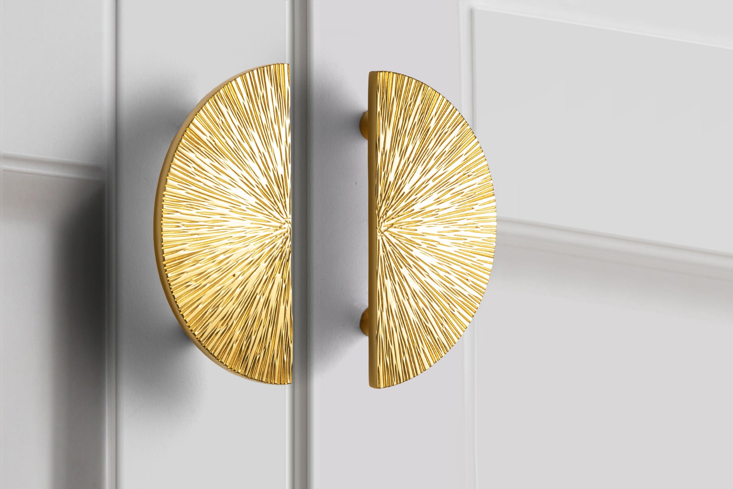 Striped Hammerline Cabinet Pulls Light Luxury Elegant Kitchen Hardware