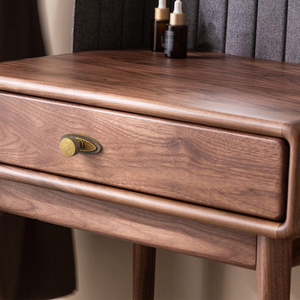 2 Pack Striped Cabinet Pull Retro Brass Cabinet Handles Knobs with Back Plate