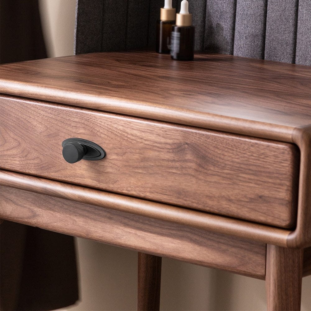 2 Pack Striped Cabinet Pull Retro Brass Cabinet Handles Knobs with Back Plate