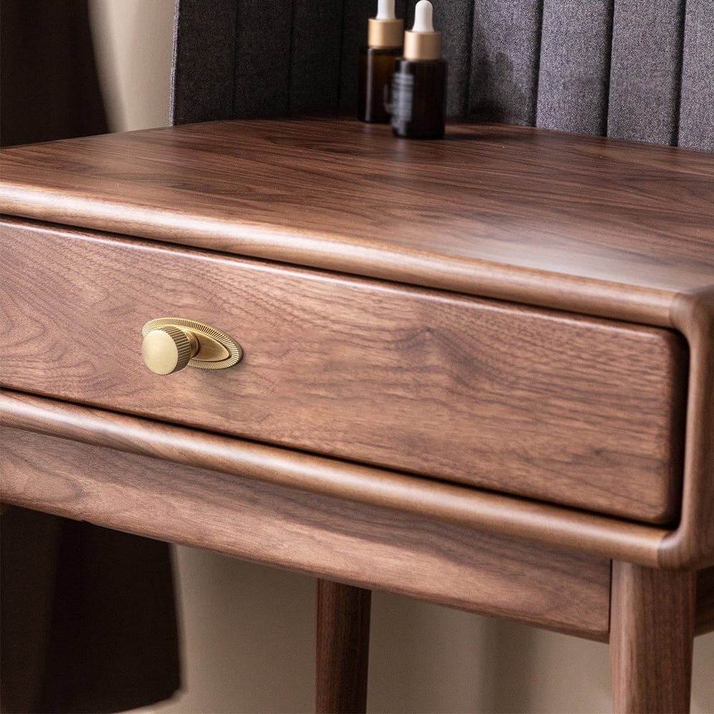 2 Pack Striped Cabinet Pull Retro Brass Cabinet Handles Knobs with Back Plate