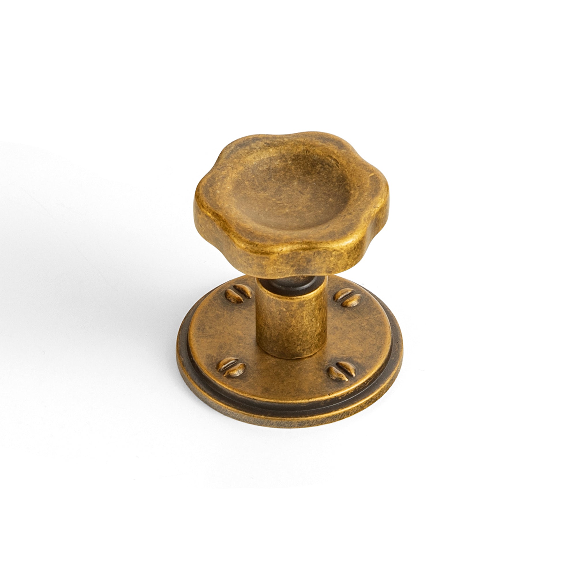Floral Zinc Alloy Cabinet Knobs with Decorative Backplates, Assorted Multi-Shape Base Plates Furniture Drawer Knobs for Cabinet
