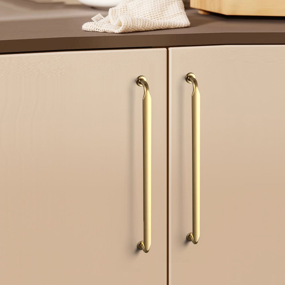 Minimalist Slim Design Zinc Alloy Cabinet Pulls – Rustic Hardware for a Streamlined Look