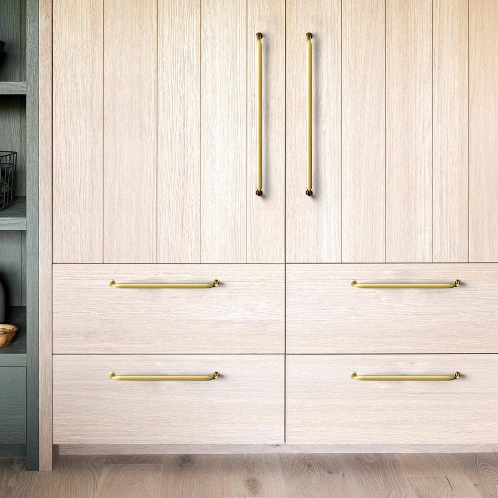 Minimalist Slim Design Zinc Alloy Cabinet Pulls – Rustic Hardware for a Streamlined Look