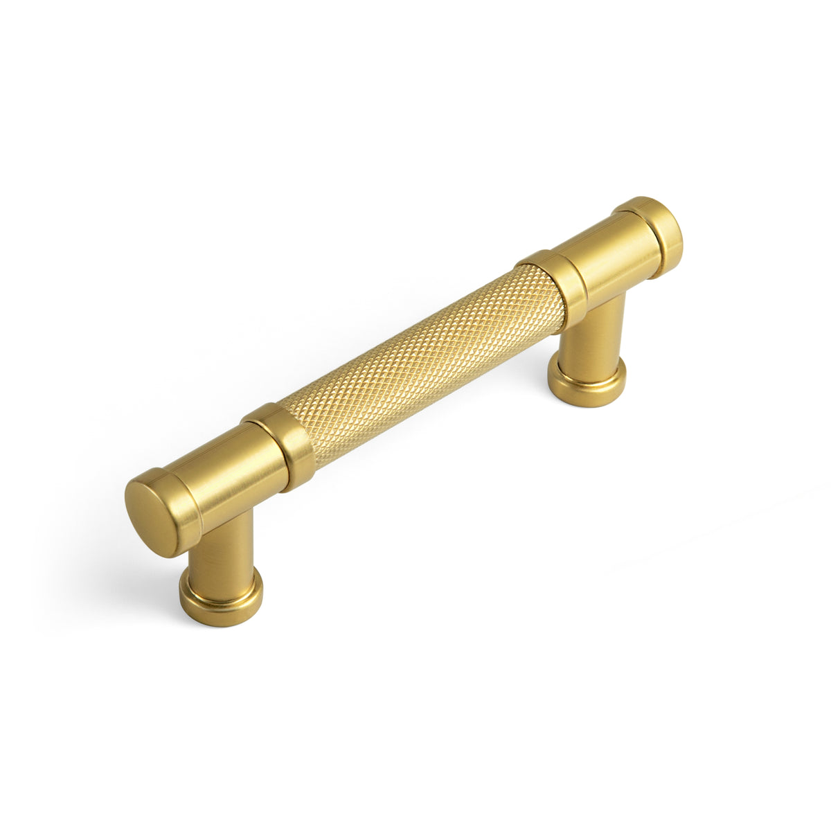 Knurled Metal Alloy Vintage Bronze Bar Pull Kitchen Hardware