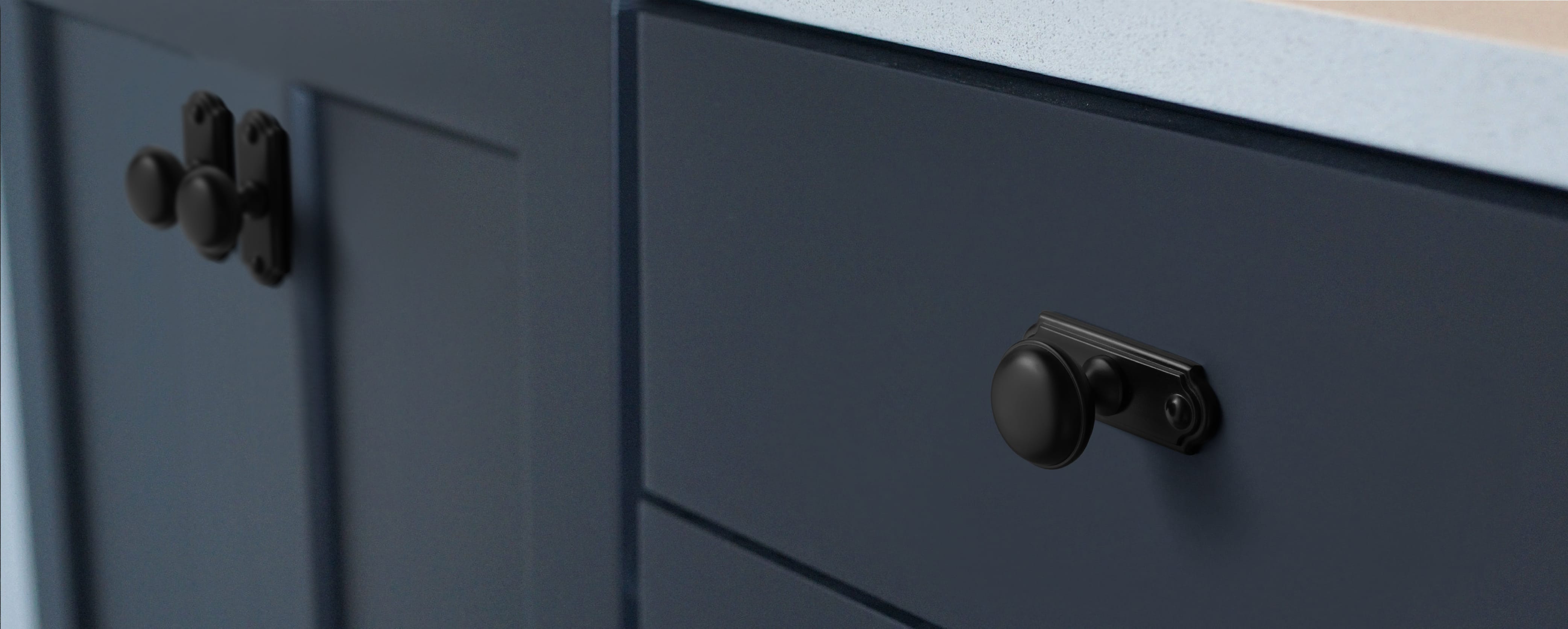 Classic Mushroom Cabinet Knob Zinc Alloy Round Cabinet Knob with Backplate for Kitchen Cabinet