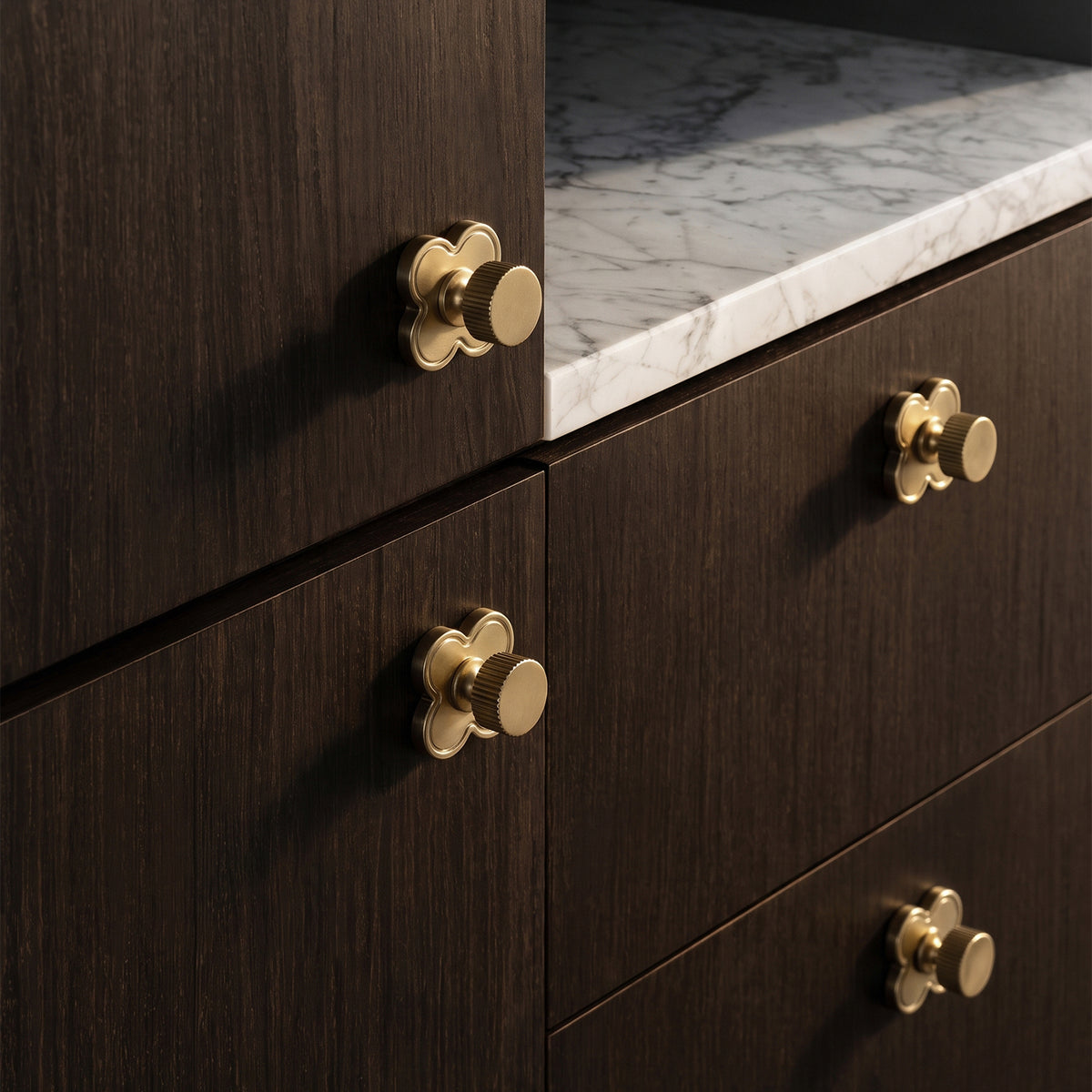 6 Pack Knurled Zinc Alloy Cabinet Knob with Assorted Decorative Backplates, Drawer Single Hole Knob