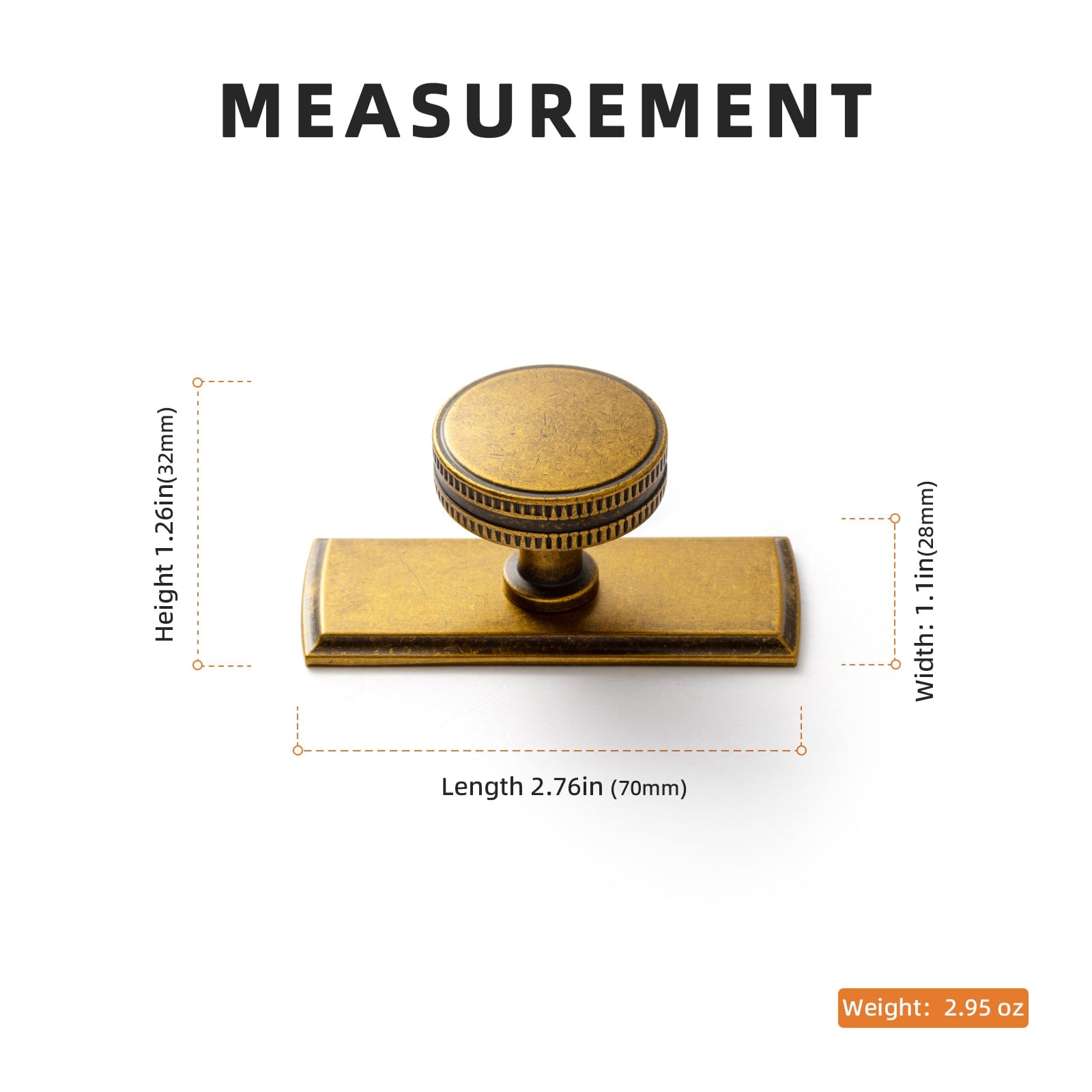 Distinctive Artistic Engravings Single Hole Round Cabinet Knob Retro Flair Kitchen Hardware