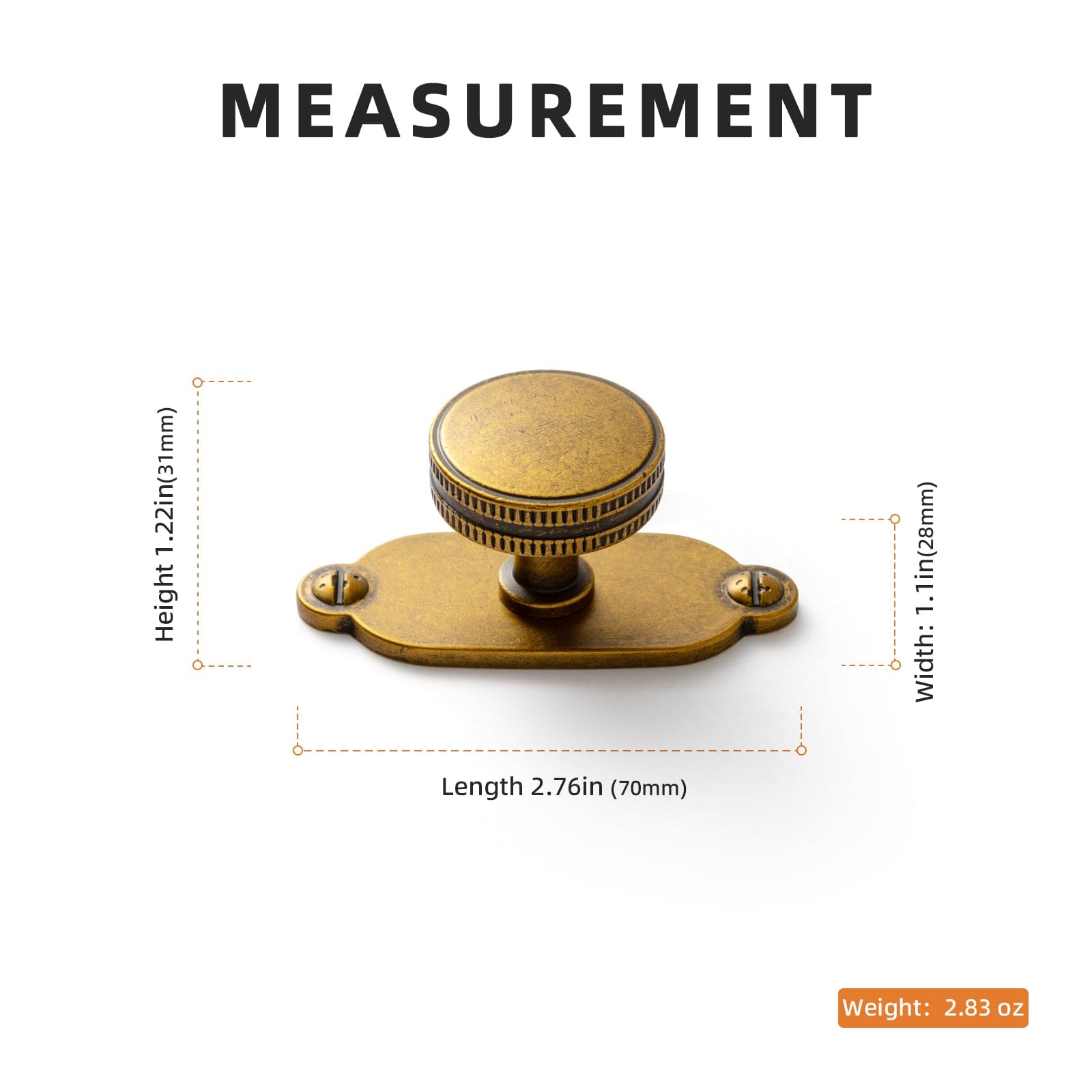 Distinctive Artistic Engravings Single Hole Round Cabinet Knob Retro Flair Kitchen Hardware