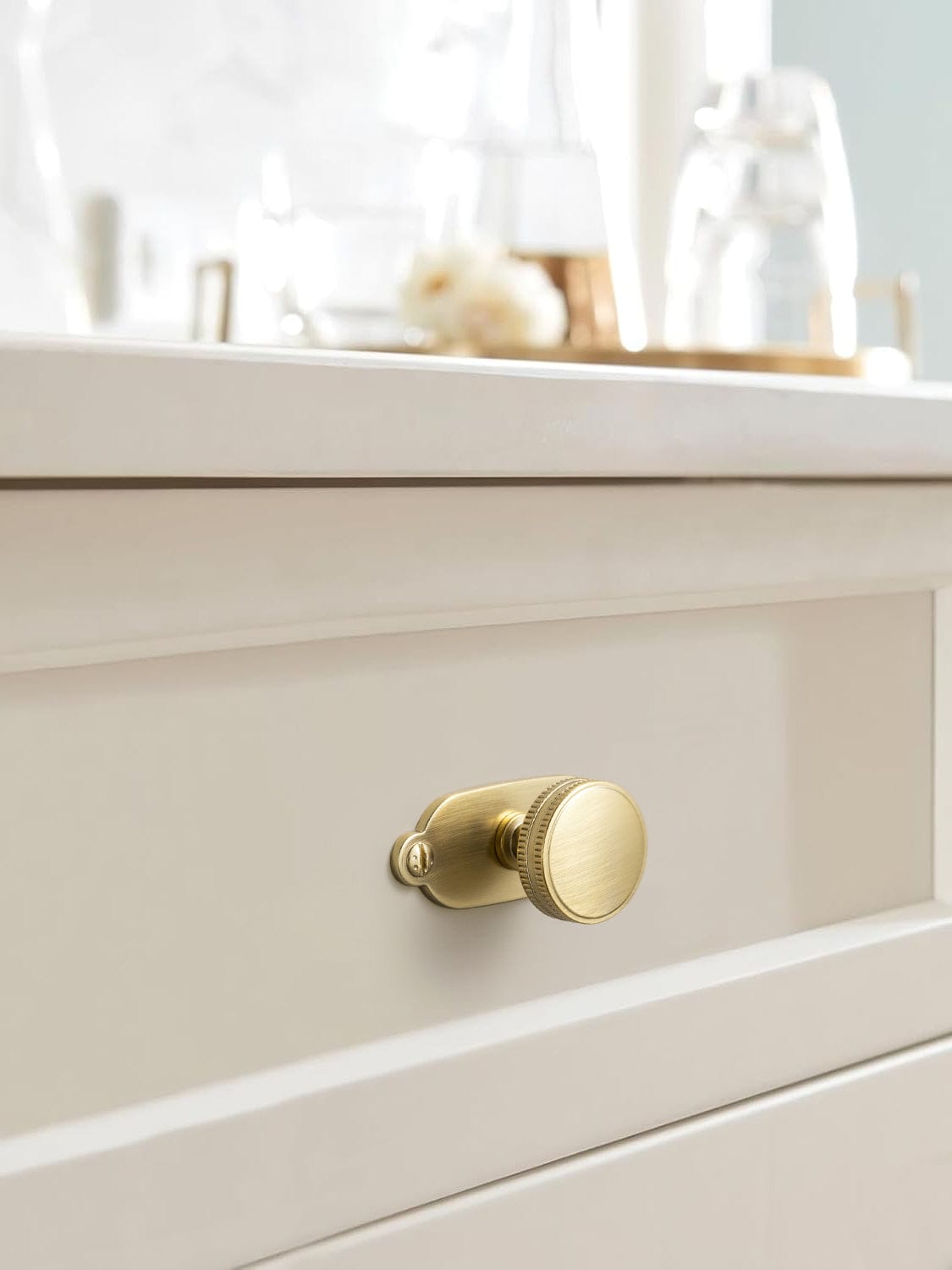 Distinctive Artistic Engravings Single Hole Round Cabinet Knob Retro Flair Kitchen Hardware