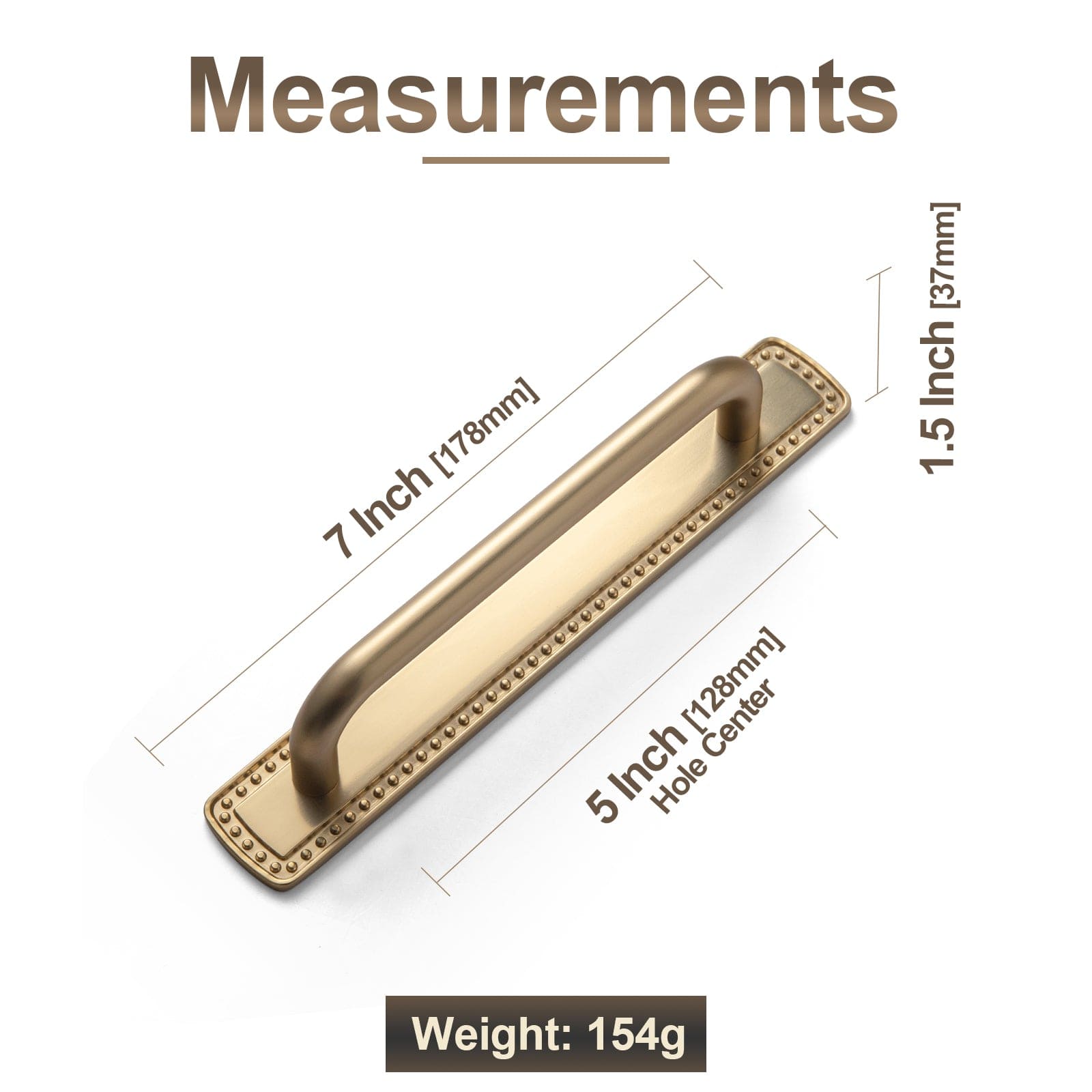 2 Pack Modern Geometric Zinc Alloy Cabinet Pulls with Back Plate Sleek Curved Sturdy Cabinet Handles
