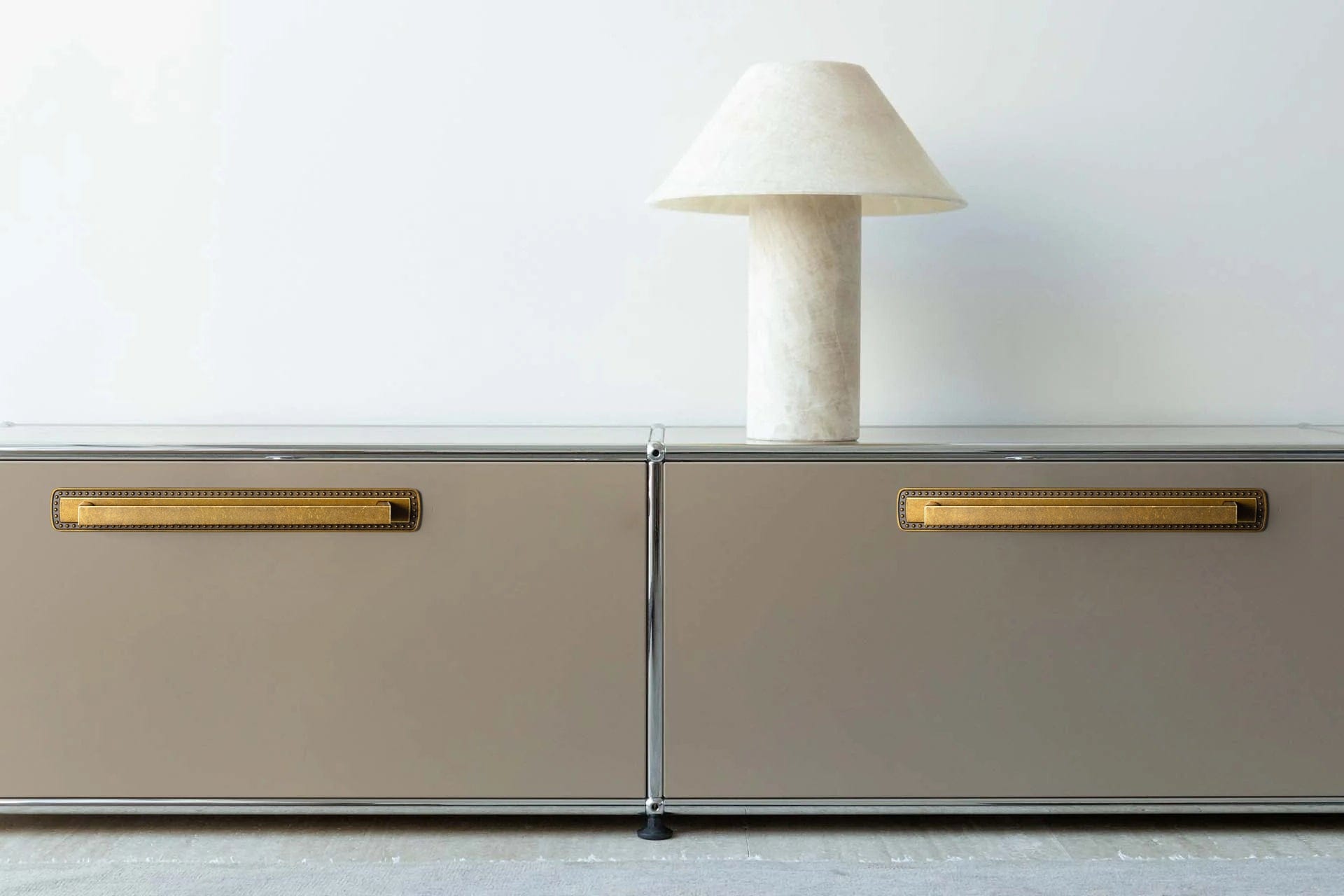 2 Pack Long Cabinet Bar Pulls with Back Plates Solid Drawer Handles Set